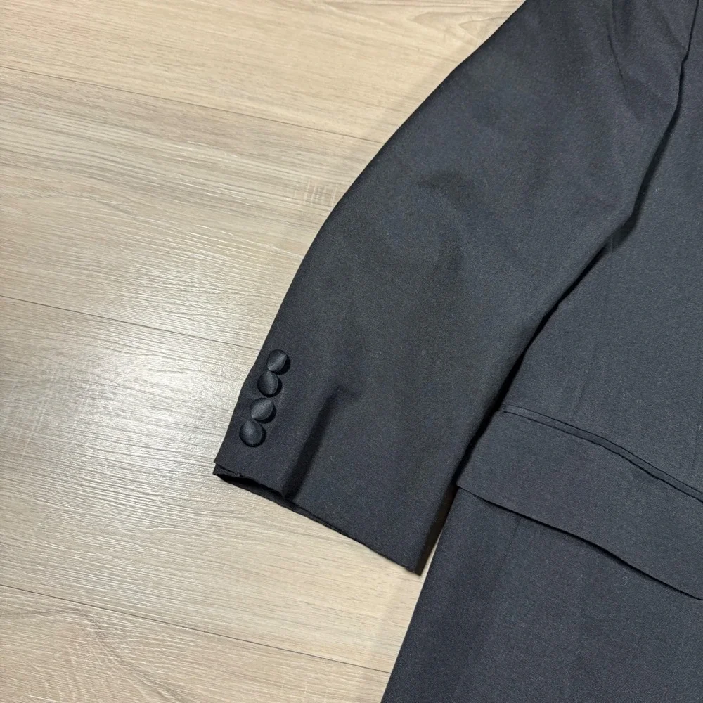 Vintage Christian Dior Monsieur Tuxedo Jacket Black‎ Peak Lapel Formal Dinner